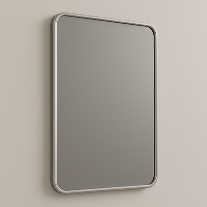 Rectangular Vanity Mirror – Matte Black, Gold, Nickel | 24–48"