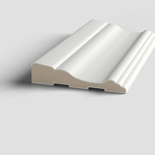 Colonial Casing — Solid Wood, Ogee-Profile Primed Door & Window Trim