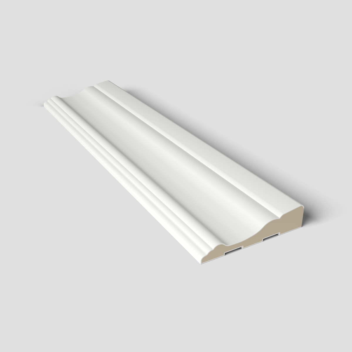 Colonial Casing — Solid Wood, Ogee-Profile Primed Door & Window Trim