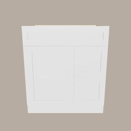 30" Shaker Vanity with Drawers