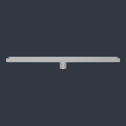 32″ Linear Shower Drain, 304 Stainless Steel — Grate or Tile-In Cover