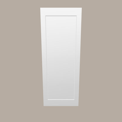 Beveled Shaker 1‑Panel Door – Regular Slab & Pre‑Machined, 78″/80″