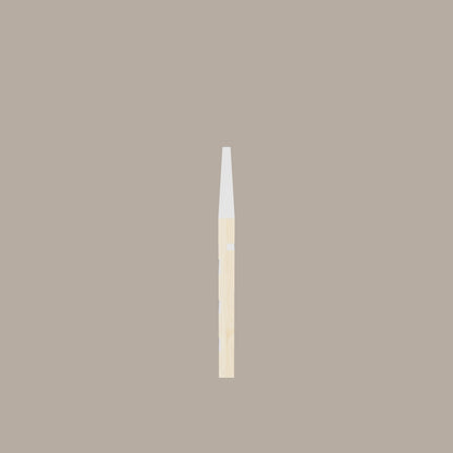 Primed Paulownia Shaker Baseboard – Clean, Minimalist Moulding with Flat Profile
